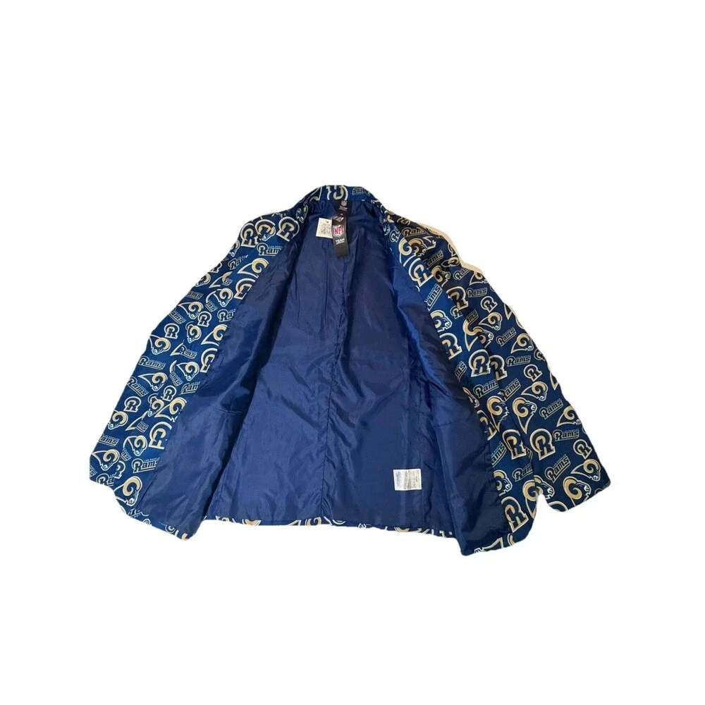 NWT NFL Team Apparel Los Angeles Rams Blazer Sport Coat Jacket Size 46 L